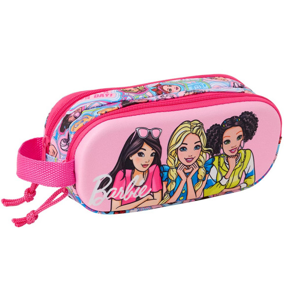 Trousse Barbie Girl 3D 21 CM - 2 cpt