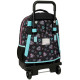 Rugzak op wielen Real Madrid Wit 45 CM High-end Trolley