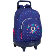 Sac à dos à roulettes Benetton Drop 45 CM Trolley Haut de Gamme