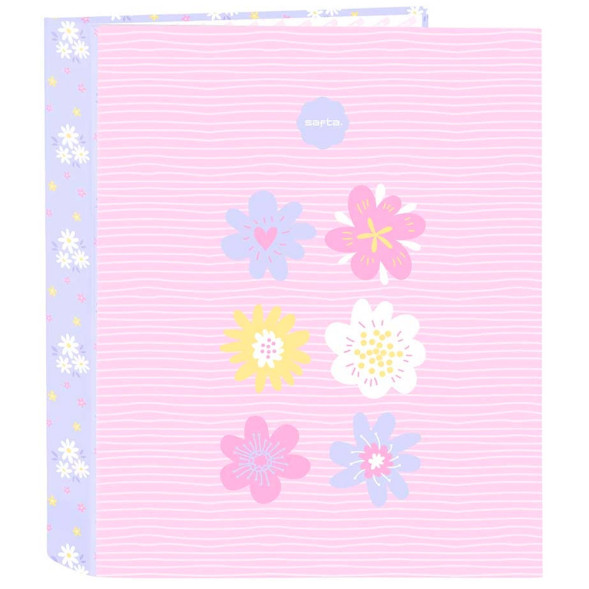 Raccoglitore ad anelli a4 Moos Fiori 33 CM