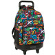 Sac à dos à roulettes Safta Graffiti Colors 45 CM Trolley Haut de Gamme