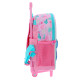 Rolling backpack for school Minnie Mouse Flowers 3D 36 CM Kindergarten