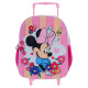 Sac à dos à roulettes Minnie Mouse Flowers 3D 36 CM Maternelle