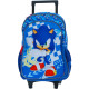 Rolling backpack for school Stitch & Angel Love 48 CM 2 Cpt