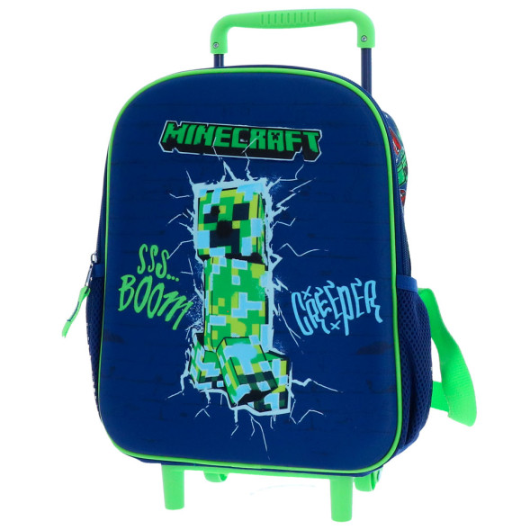 Sac à dos Minecraft Creeper Boom 32 CM Maternelle