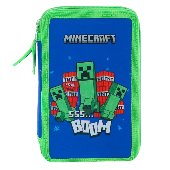 Trousse garnie Minecraft Creeper Boom 20 CM - 3 Cpt