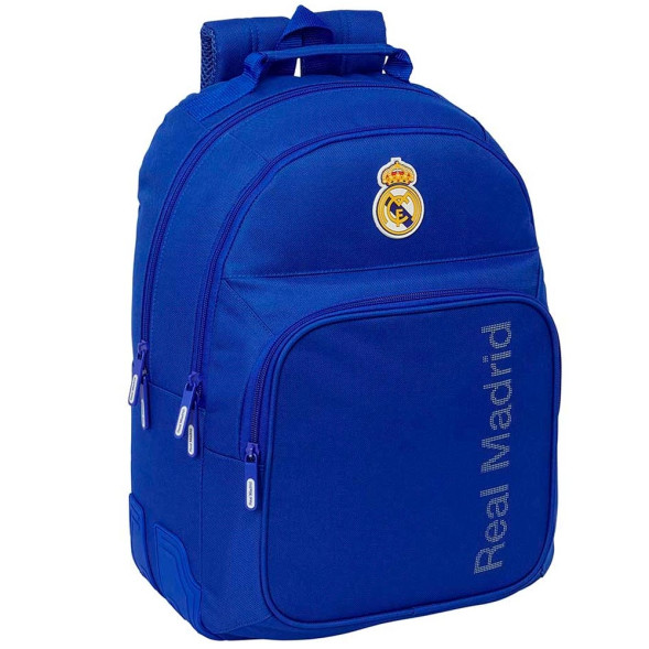 Sac à Dos Real Madrid Bleu 42 CM - 2 Cpt