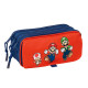 Trousse rectangulaire Super Mario Mamma Mia 21 CM - 3 cpt
