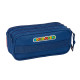 Rechteckiges Federmäppchen Real Madrid Blau 21 CM - 3 CPT