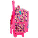 Sac à dos à roulettes Pat Patrouille Sky Rose 30 CM Maternelle