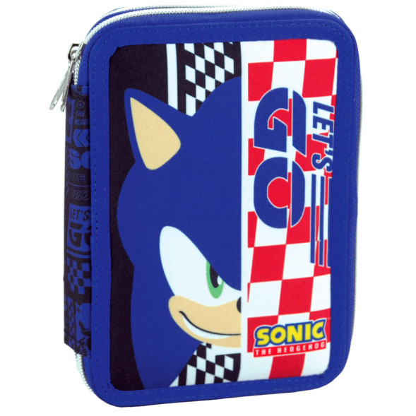 Estuche lleno Sonic 3 20 CM - 2 cpt