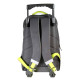 Rolling backpack for school Vorax Dinosaure Blue 45 CM Premium Trolley