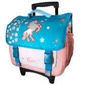 Cartable à roulettes Licorne Cybel 38 CM Haut de Gamme