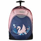 Rugzak op wielen Poivre Blanc Vélo Rose 45 CM Trolley fille