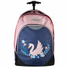 Sac &agrave; dos &agrave; roulettes Phileas Cygne 45 CM Trolley