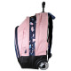 Mochila con ruedas Poivre Blanc Vélo Rose 45 CM Trolley fille