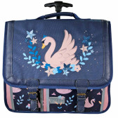 Cartable à roulettes Phileas Cygne 41 CM Haut de Gamme