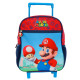 Rolling backpack for school Super Mario and Luigi 30 CM Kindergarten