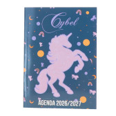 Agenda Cybel Licorne 17 CM 2026-2027