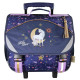 Cartable à roulettes Bella Sara Wings 38 CM Haut de gamme Cheval Blanc