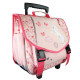 Cartable à roulettes Bella Sara Wings 38 CM Haut de gamme Cheval Blanc