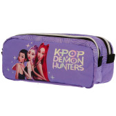 Trousse Kpop Demon Hunter Violet 23 CM Haut de gamme - 2 Cpt