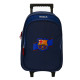 Mochila con ruedas Real Madrid Azul 40 CM Alta gama