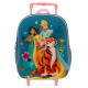 Minnie Flowers 3D Wheeled Backpack 32 CM Kindergarten