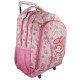 Rolling backpack Téo Jasmin Bulldog Aloha 43 CM - Premium school bag