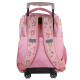 Rucksack mit Rollen Téo Jasmin Bulldog Aloha 43 CM - Hochwertiger Schulranzen