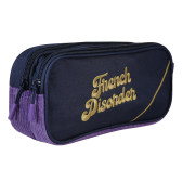 Trousse Rectangolare FRENCH DISORDER Rainbow 22 CM - 2 Scomparti