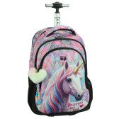 Sac à dos à roulettes Back Me Up Licorne Pastel 48 CM