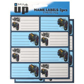 Etiquettes scolaires Game Zone - Lot de 16