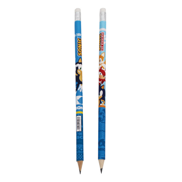 Crayon de bois Sonic Classic - avec gomme