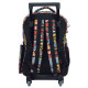 High-End 46 CM Trolley Hot Wheels Activate Rolling Backpack