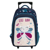Lili Lou Cat Wheeled Backpack 45 CM High-End Trolley