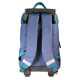 Sac à dos à roulettes Lililou Chat 45 CM Trolley Haut de gamme