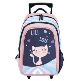 Zaino trolley Lili Lou Gatto 45 CM Trolley di alta gamma