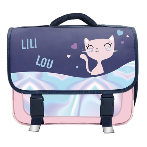 Boekentas Lililou Chat Vlinders 38 CM Premium