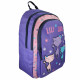 Sac à Dos Lililou Chat Doux 46 CM - 2 Cpt