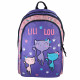 Sac à Dos Lililou Chat Doux 46 CM - 2 Cpt