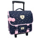 Cartable à roulettes Milky Kiss Love Stars 38 CM Haut de gamme