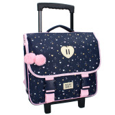 Cartable à roulettes Milky Kiss Love Stars 38 CM Haut de gamme