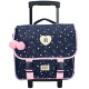Cartable à roulettes Milky Kiss Love Stars 38 CM Haut de gamme