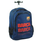 Sac à dos à roulettes Football Barca 48 CM - Cartable Trolley