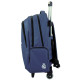Sac à Dos à Roulettes Football Real Madrid Logo 46 CM - Trolley Haut de Gamme