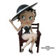 Statuette Betty Boop Chaise tenue noire