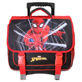 Cartable à roulettes Spiderman Toile 38 CM Haut de Gamme