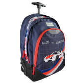 Schulrucksack mit rollen Phileas Swan 45 CM Straßenbahn