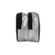 Trousse rectangulaire Miniseri Argent Brillant 23 CM - 2 Cpt